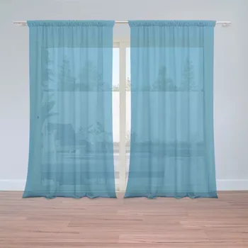 Záclona Sablio Záclony Safírově modrá: 2 ks - 150x250 cm - Sablio