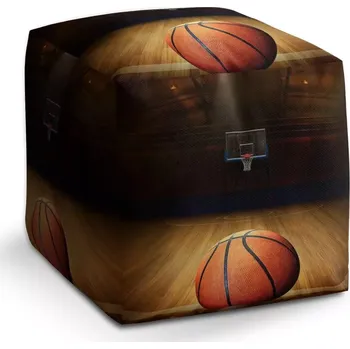 Taburet Sablio Taburet Kostka Basketball: 40x40x40 cm - Sablio