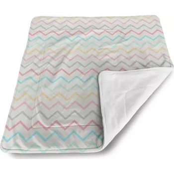 Dětská deka Sablio Dětská deka pro miminko Šestibarevné klikyháky - 80x100 cm