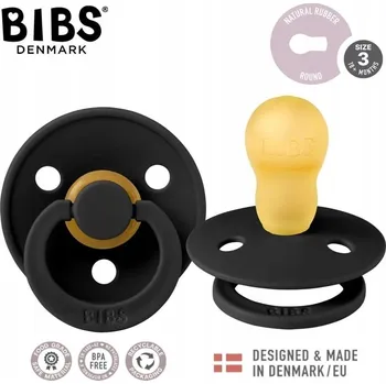 dudlíky Kulatý gumový Dudlík Bibs 18 měsíců +