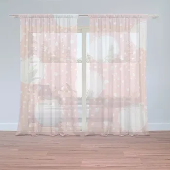 Záclona Sablio Záclony Bílé fleky: 2 ks - 150x250 cm - Sablio