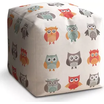 Taburet Sablio Taburet Kostka Sovy 2: 40x40x40 cm - Sablio