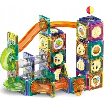 ostatní stavebnice VELKÉ MAGNETICKÉ STAVEBNICE STAVEBNICE KULODROM VELKÁ KULIČKOVÁ DRÁHA