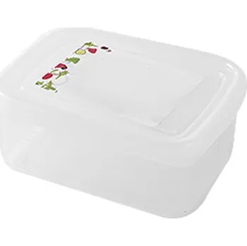 Dóza na potraviny Plastový potravinový box do mrazáku | kuchyňská dóza - Rectangle , 1 ks