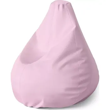 Sedací pytel Sedací vak Pear Bledě růžová - Sablio - 70 x 95 x 15 cm