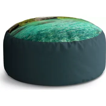 Taburet Sablio Kulatý taburet Circle Chatky na moři: 38x48 cm - Sablio