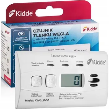 Zabezpečovací technika Detektor oxidu uhelnatého (CO) Kidde K10LLDCO LCD 10 let