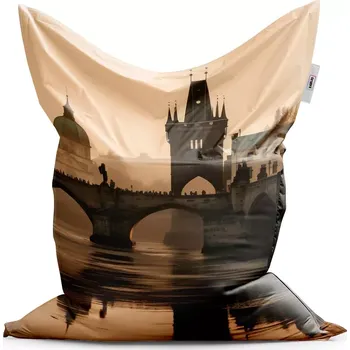 Sedací pytel Sedací vak Classic Praha Karlův most 1 - Sablio - 150x100 cm