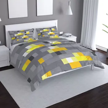 Povlečení Saténové povlečení Blocks 2 - Sablio - 140x220 / 90x70