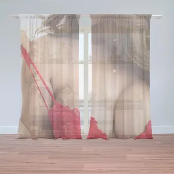 Záclona Sablio Záclony Dekolt ženy: 2 ks - 150x250 cm - Sablio