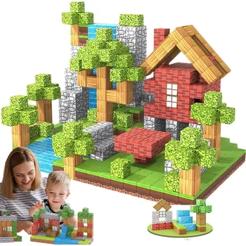 ostatní stavebnice STAVEBNICE PIXELY 100 DÍLKŮ 3D KOSTKY KREATIVNÍ HRAČKY