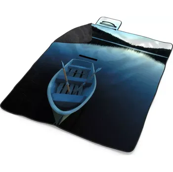 deka Sablio Plážová deka Loďka na jezeře: 200x140 cm