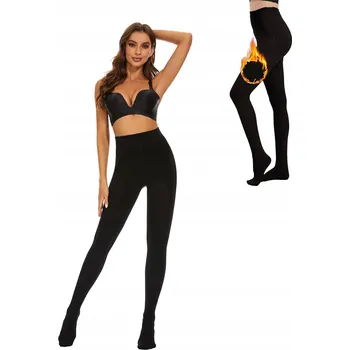 Dámské legíny Legíny ZATEPLENÉ BAMBUSOVÉ teplé legíny silné LEGÍNY zimní L