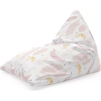 Sedací pytel Sablio Sedací vak Triangl Měsíčky: 120 x 100 x 100 cm - Sablio