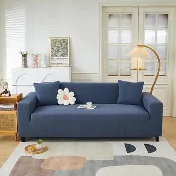 Napínací potah Elastický potah sedačky jacquard | bytový textil - barva 04 , 1pc 2 Seater