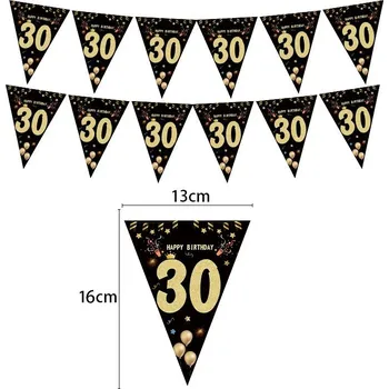 Party dekorace Narozeninová girlanda party | narozeninová výzdoba - 30.