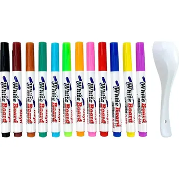 Výtvarná sada Vodní kouzelné kreslení sada | kreativní sada, výtvarná sada - 12 barev s lžičkou