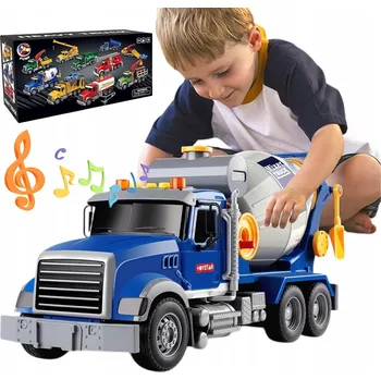 autíčko Velký Míchačka na Beton s Klikou, Světly a Zvuky – Skvělý Dárek pro Děti