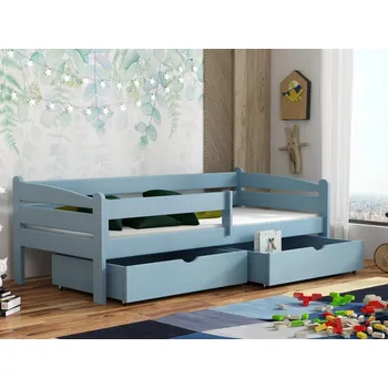Dětská postel Dětská postel s úložným prostorem Zuza Barva dřeva: Modrá, 80x180