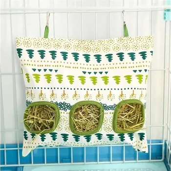 Krmící pytel na seno pro králíky a morčata | Krmítko pro hlodavce - E