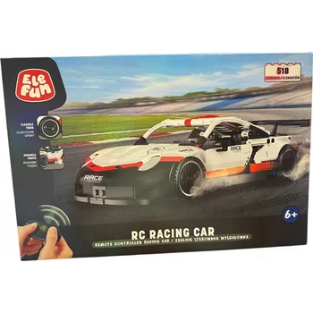 ostatní stavebnice ELEFUN Stavebnice Závodní auto na dálkové ovládání 518 dílů 6+