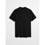 Sinsay - Bavlněné polo se stojáčkem - černá - 350HZ-99X - 350HZ-99X-3XL