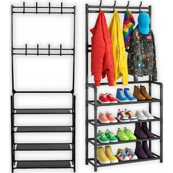 Botník Botník MORE&DECO 60 x 155 x 26 cm černá