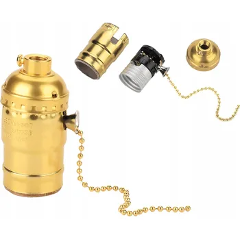 IP kamera HLINÍKOVÁ OBJÍMKA E27 S ŘETÍZKEM