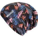 Sensor Sensor čepice Merino Impress černá/floral velikost L