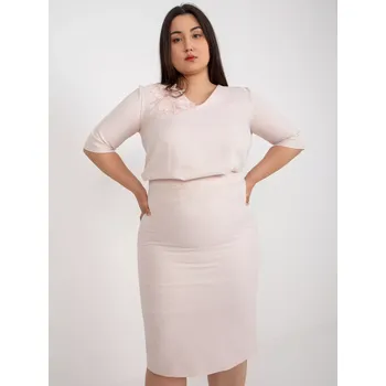 Dámská sukně Sukně LK SD 506697.95 světle růžová 44