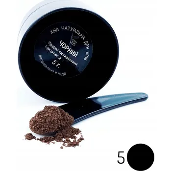 Barva na řasy a obočí Pudrová henna Permanent Lash&Brow Černá 5g