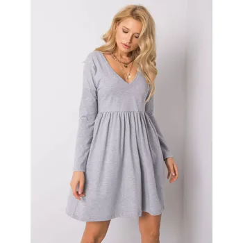 Dámské šaty Šaty RV SK 6008.19X šedá L