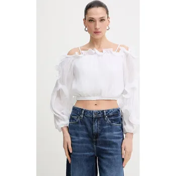 Dámská halenka Halenka Guess GABRIELLA W6RH29.WI342 bílá 00X, vel. S