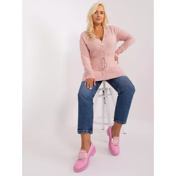 Dámský svetr PM SW PM 3735 jumper.25X světle růžová XL/XXL