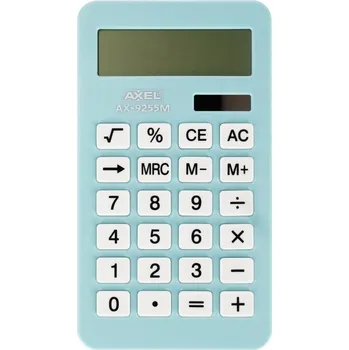 Kancelářská technika Kancelářská kalkulačka Axel, kancelářská kalkulačka v modré barvě, malá