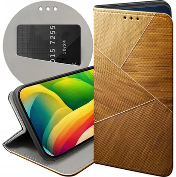 Pouzdro na mobilní telefon Flipové pouzdro Hello Case pro Apple iPhone 16 Plus hnědé