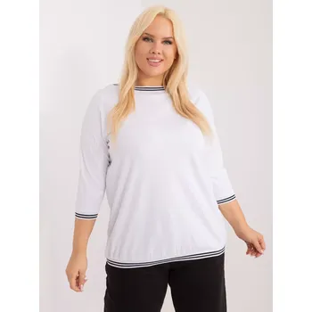 Dámská košile Halenka RV BZ 6640.86 bílá 4XL