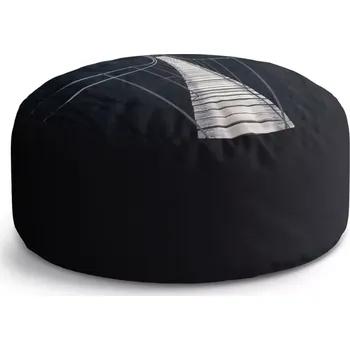 Taburet Sablio Kulatý taburet Circle Visutý most: 38x48 cm - Sablio