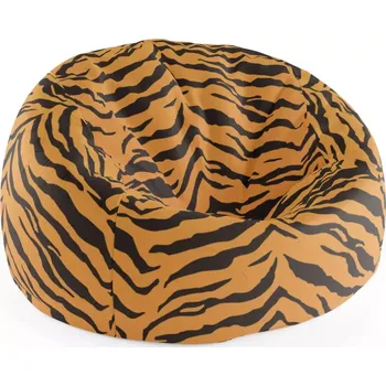 Sedací pytel Sablio Sedací vak Cocoon Tygří vzor - 115 x 75 cm x 45 cm - Sablio