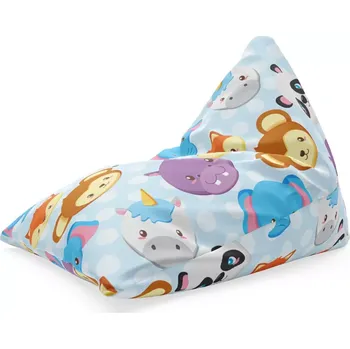 Sedací pytel Sablio Sedací vak Triangl Zoo pro děti: 120 x 100 x 100 cm - Sablio