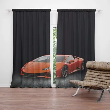 Závěs Sablio Závěsy Sportovní auto 1: 2 ks - 140x250 cm - Sablio