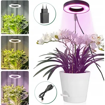 Lampička Stojací lampa GROW pro pěstování rostlin Bedee 15 W