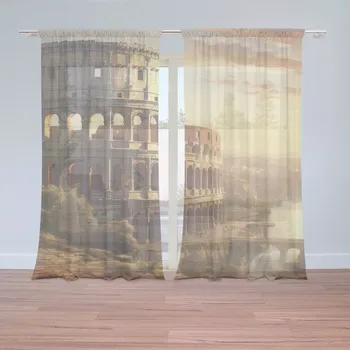 Záclona Sablio Záclony Řím Koloseum Historic: 2 ks - 150x250 cm - Sablio