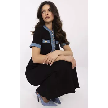 Dámské šaty Šaty NM SK K435.77 černé jedna velikost