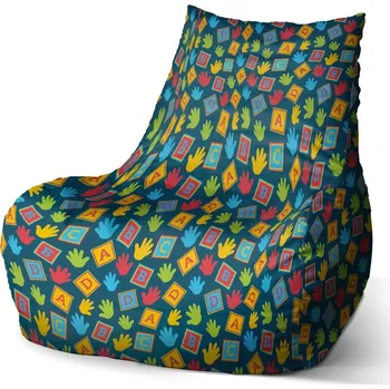 Sedací pytel Sedací vak Bean ABC - Sablio - 60 x 70 x 70 cm