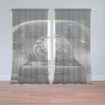 Záclona Sablio Záclony Starý telefon: 2 ks - 150x250 cm - Sablio