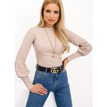 Dámská košile Halenka RV BZ 5223.15 béžová XL