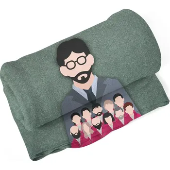deka Sablio Deka Money heist Profesor a jeho tým Zelená - 150x120 cm