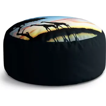 Taburet Sablio Kulatý taburet Circle Sahara: 38x48 cm - Sablio