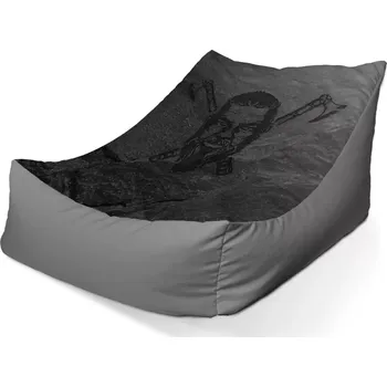 Sedací pytel Sablio Sedací vak Lounge Vikingové Stone - 80 x 95 x 50 cm